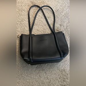 Black tote bag